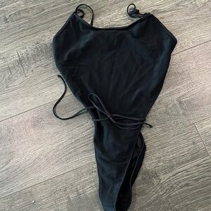 Frankies Bikinis black one piece